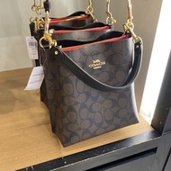 💛經典款式💛 ✨COACH Mollie Bucket Bag 22 CA582 小水桶 經典款式💛必買款