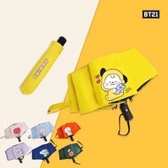 BT21 Peripheral Umbrella Automatic Sunscreen Anti-Ultraviolet Umbrella BTS Dual-Use Sunshade Sun Umb