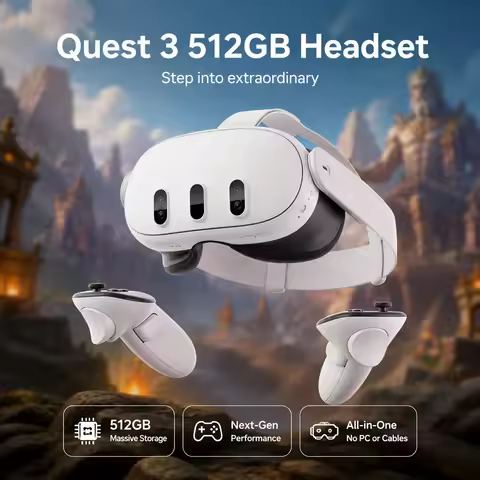 Oculus Quest 3 Mixed Reality Headset: Asgard's Wrath 2 Bundle - 512GB
