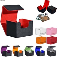 CHERRY3WK Trading Card Deck Box, Large Capacity Dust-proof Game MTG Trading Card Holder, Durable PU 