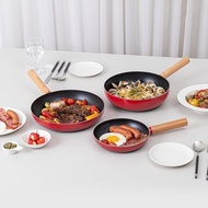 Pure Heart Scarlet IH induction frying pan/wok frying pan (3 types) (20+28cm+Gungjung 26cm)