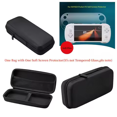 Portable For AYANEO KONKR POCKET FIT Storage Bag Antifall Handheld Carry Case Protective Box Bags Ga