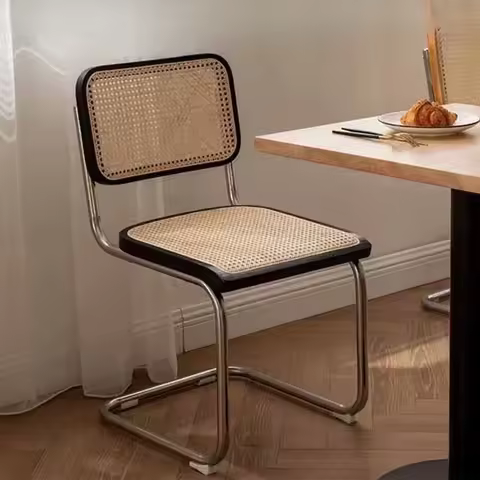 Kitchen Rattan Nordic Dining Chair Cesca Wooden Salon Design Ergonomic Dining Chair Modern Luxury Ca