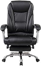 Sports Chair Pu Leather Ottoman Chair Swivel Chair High Back Office Chair Computer Office Furfor Working Gaming (Color : Black, Size : 70X70X110Cm) lofty ambition