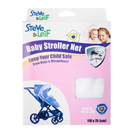 Steve & Leif Anti Mosquito Baby Stroller Pram Net White
