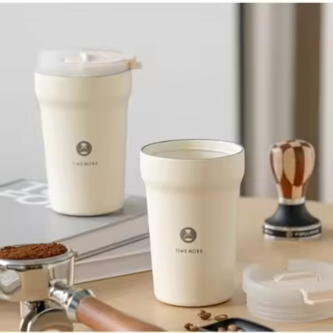 Timemore Coffee Travel Mug Stainless Steel Insulated Portable Leak Proof Coffee Cup Portable Cup Sta