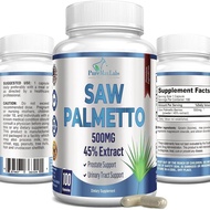 Extra Strength Saw Palmetto - 45% Extract Prostate Supplement, Decrease Frequent Urination, DHT Bloc