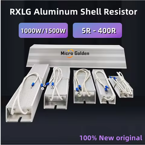 (1PCS) RXLG Aluminum Shell Braking Resistor 1000W 1500W 5 10 15 20 30 40 50 60 70 75 80 100 150 200 
