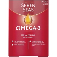 Seven Seas Omega-3  Oil with Vitamin D 30 Capsules