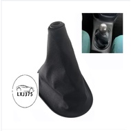 Manual Transmission Leather Car Shift Gear Knob Lever Gaitor Boot Cover For Toyota Vios 2008-2012