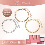 [ BUY 2 GET RM100 OFF + FREE GIFT ] CELOVIS Rue Chain Bracelet in Rose Gold/ Gold/ Silver