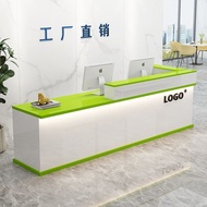 Bar counter, cashier counter, shop counter, small clothing store, beauty salon bar counter, simple m