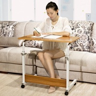 Student Children Lift Writing Desk Small Desk Movable A9L Desk Household Simple Bedside Computer DT1