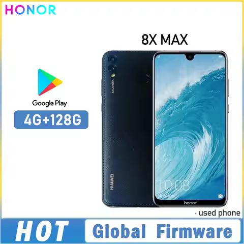 Global Firmware HONOR 8X MAX Smartphone EMUI 8.2.0 7.12 inches 5000mAh battery CPU Snapdragon 660 Du