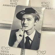Exo Sehun Photocard 10th Anniversary Box Card Bite Potato Chips Merchandise Popular Single Card Star