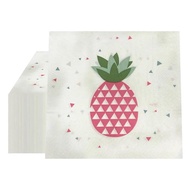20Pcs/pack 33x33cm Pineapple Printed Table Napkins Paper Tissue Birthday Wedding Party Decoration Su