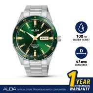 ALBA Jam Tangan Pria AL4589 Automatic Stainless Steel Silver Watch