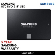 Samsung 870 EVO 2.5"SATA Internal SSD 250GB l 500GB l 1TB l2TB l 4TB (5 Years Local warranty)