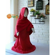 Gamis Anak Nea Orange | Gamis Anak Polka Merah | Gamis Anak 1-12tahun | Gamis Anak Katun Jepang | Ga