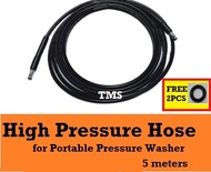 5 Meters 5M Portable Pressure Washer Hose Kawasaki Fujihama HPW302 HPB302 HPW201 HPW502 PW1400 PW1500 HPB302 HPB-302 Lutian CH-2082 CH 2082