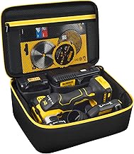 Bag Compatible with DEWALT 20V MAX Cut Off Tool 3 in 1 Brushless (DCS438B), Storage Case Carrying Holder Organizer for Charger, Batteries, Cutting Wheel and Other Accessories (Box Only)