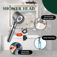 【WISELY SHOP】Massage Shower High Pressure Massage Shower Head Shower Water High Pressure HL4002