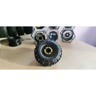 4PCS WPL C24 C14 ROCK CRAWLER WIDE RIMS