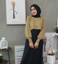 Crop Batwing Rajut / Atasan Rajut Crop/ Atasan Rajut Batwing / Batwing Crop Wanita imah momo