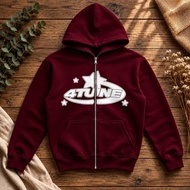 STAR 4TUNE Men's Zipper Hoodie Jacket Premium Thick MaterialWanita