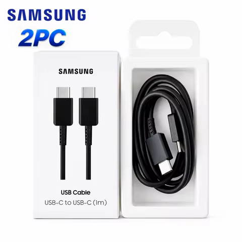 SAMSUNG PD 45W USB C Cable 1M For Galaxy S22 S24 S25 Ultra Note 20 F52 M55 Fold7 25W Super Fast Char