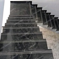granit anak tangga hitam polos 30x80+30x80 valentino