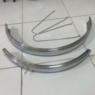 24" inch Chrome MTB Bike Wing Fender
