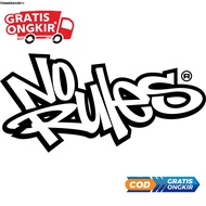 Cutting No Rulles stickers