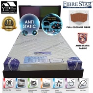 Fibre Star Full Coconut Fibre Single Size Anti Static Mattress Fiber Romy / Tilam Sabut Kelapa (10 Years Warranty)