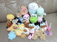 (全部$50) 各款 毛公仔 Line Friends 鬼滅 Ted 2 熊 海洋公園 蠟筆小新 恐龍 動物 食物造型