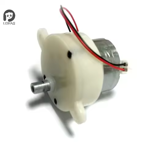 JS30 Micro Gear Motor DC 6V Plastic Gear Electric Motor 5RPM 100RPM Φ5mm D Shaft Reversible for Auto