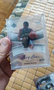 Nba george gervin on card auto nba card