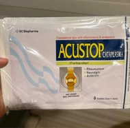 KETOTOP PLASTER FOR KNEE PAIN AND MUSCLE PAIN 7’S ACUSTOP CATAPLASMA PATCH 6SHEETS/PACK
