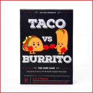 English Version TACO vs Burrito Burger and Ham Surprise Strategy Battle Card Table Game