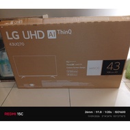 LG UHD AI THINQ 43INCH SMART TV NEW