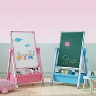 【H&amp;R 安室家】兒童雙面畫板 白板/黑板/寫字板 藍