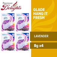 Glade Hang It Fresh (Lavender) 8g Bundle of 4