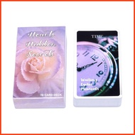 For 78 pieces Hearts hidden secrets Game Card Deck Interactive Divination 78 Sheets English Paper Ca