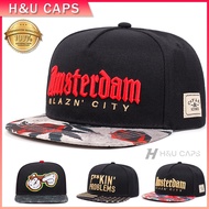 Embroidery Cap Sumbrero Blanz-City Cap Snapback Cap for Men Fashion Outdoor Baseball Sports