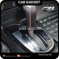 Honda Jazz Fit GK GK5 T5A 3rd Gear Cover Carbon Fiber Protector 2014 - 2025 Jazz GK Car Gadget Car A