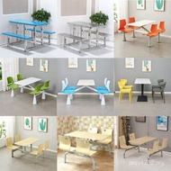 4 Person Conjoined Combination Dining Table Chair Stainless Steel 8 Person Dining Table Chair 6 Pers
