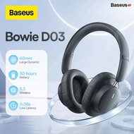 Tai nghe không dây Baseus Bowie D05 và D03 3D Bluetooth 5.3 thế hệ mới nhất chống ồn chủ động độ trễ