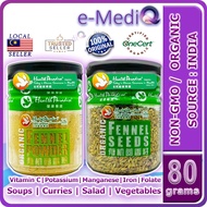 Health Paradise Organic Fennel Seeds/Powder 80g 有机茴香籽 (Exp: Jun/2026)