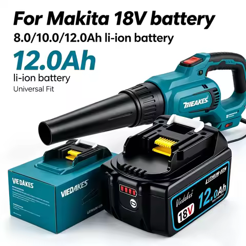 BL1860 for makita 18V battery 12Ah battery BL1830 BL1860 BL1850B tool battery compatible For Makita