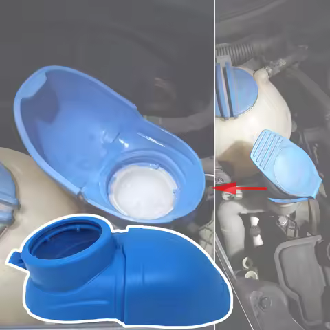 Car Wiper Washer Fluid Reservoir Tank Bottle Cover Filler Cap Lid Wash Funnel Replacement For Audi A